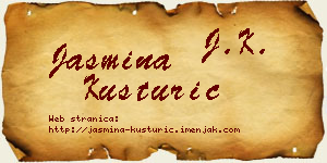 Jasmina Kusturić vizit kartica